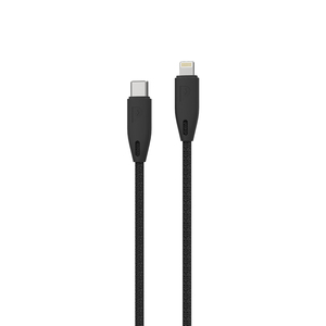 Powerology USB-C to Lightning Braided Cable 1.2M Black
