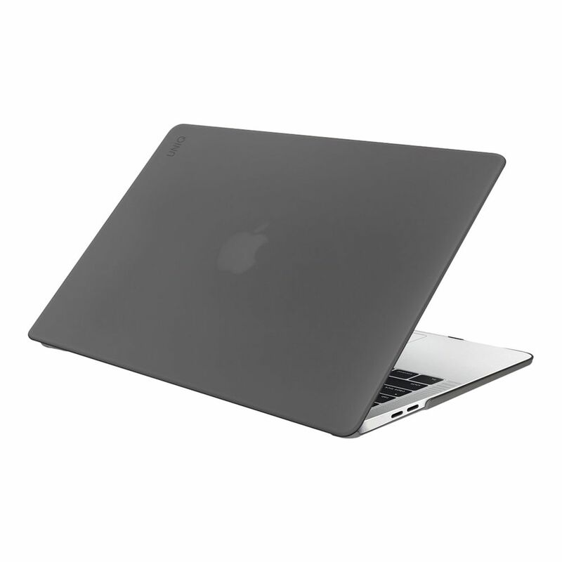 Uniq Husk Pro Claro Case Smoke Matte Grey for Macbook Pro 13-Inch