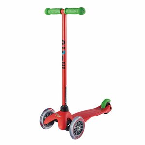 Micro Mini Classic Sporty Led Red/Green Scooter