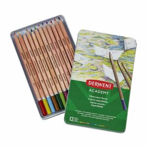 Derwent Academy Watercolour Colour Pencils (Set of 12)