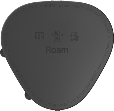 Sonos Roam Shadow Black Smart Speaker (1st Gen) - Black