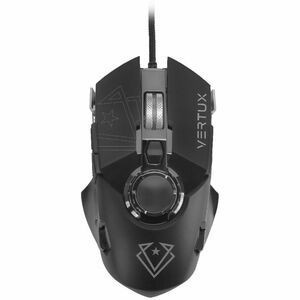 Vertux Cobalt High Accurancy Lag-Free Gaming Mouse 4800 Dpi Black/Silver