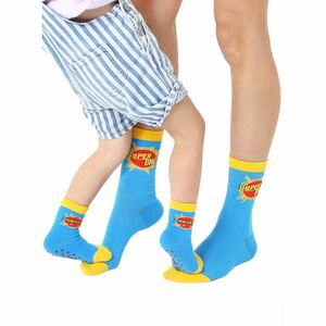 Living Royal Me and Mini Super Dad Adult/Toddler Socks (2 Pairs)