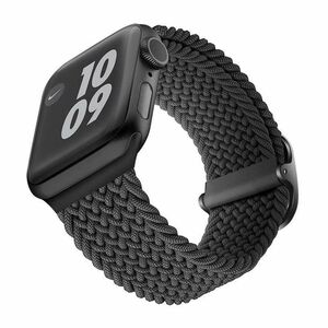 Viva Madrid Crisben Watch Strap for Apple Watch 42/44mm Charcoal/Black (Compatible with Apple Watch 42/44/45mm)