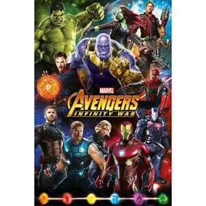 بوستر ماكسي - بوسترات Pyramid -مارفل -شخصيات Avengers Infinity War (61× 91.5 سم)