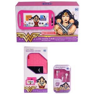 Touchmate Wonder Woman 7 Inch 3G Calling Kids Tablet Pink