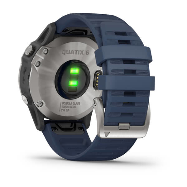 Garmin Quatix 6 Grey with Captain Blue Band Smartwatch