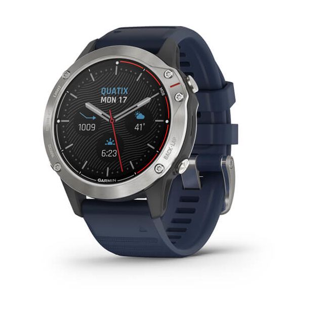 Garmin Quatix 6 Grey with Captain Blue Band Smartwatch