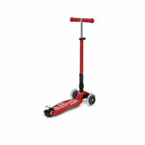 Micro Maxi Deluxe Foldable Red Led Scooter