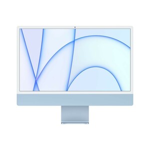 Apple iMac 24-Inch Retina 4.5K Apple M1 Chip with 8-Core CPU/GPU/8GB/256GB 4 Ports Blue (Arabic/English)
