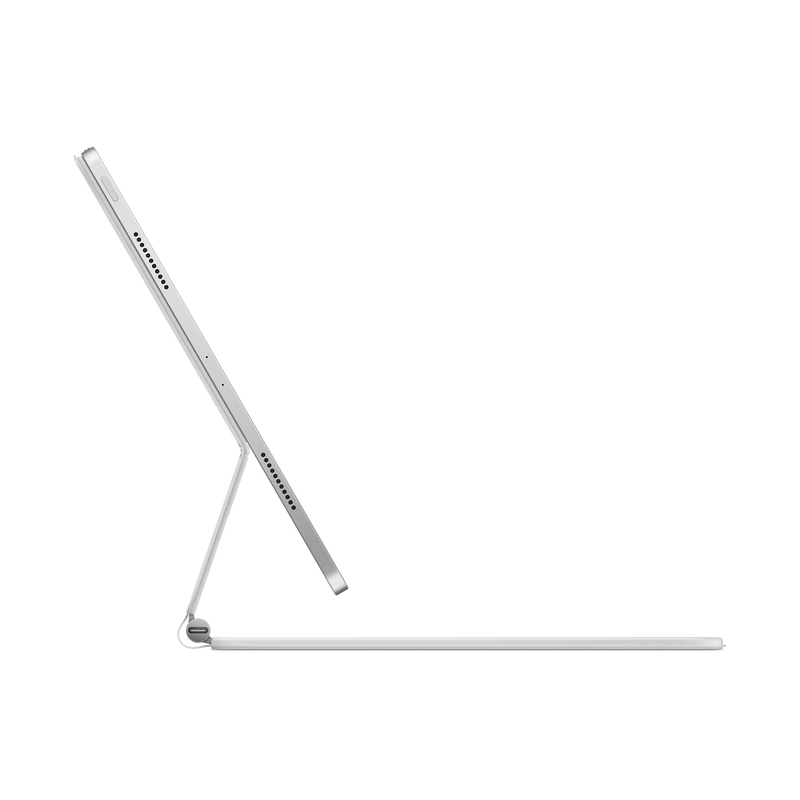 لوحة المفاتيح Apple Magic لجهاز iPad Pro 12.9 بوصة الجيل الخامس باللغتين الإنجليزية والعربية باللون الأبيض