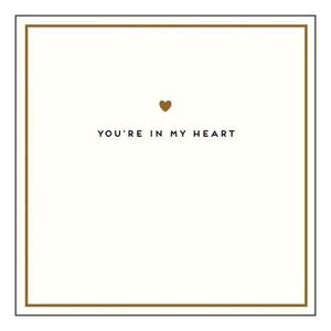 Alice Scott You're In My Heart Greeting Card (160 x 156mm)