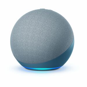 مكبر الصوت Amazon Echo باللون الأزرق من الجيل الرابع ذكي مع Alexa