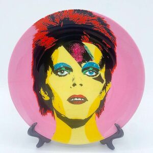 Art Wow David Bowie 8 Inch Decorative Plate with Stand