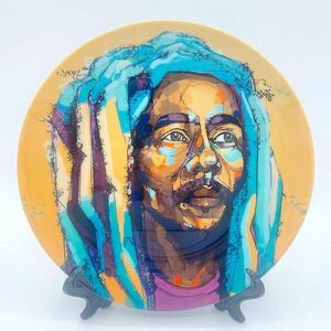 Art Wow Thoughtful Bob Marley 8 Inch Decorative Plate with Stand