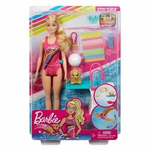 Barbie Swim 'N' Dive Doll Swimmer