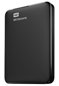 WD Elements 1TB Portable HDD Black