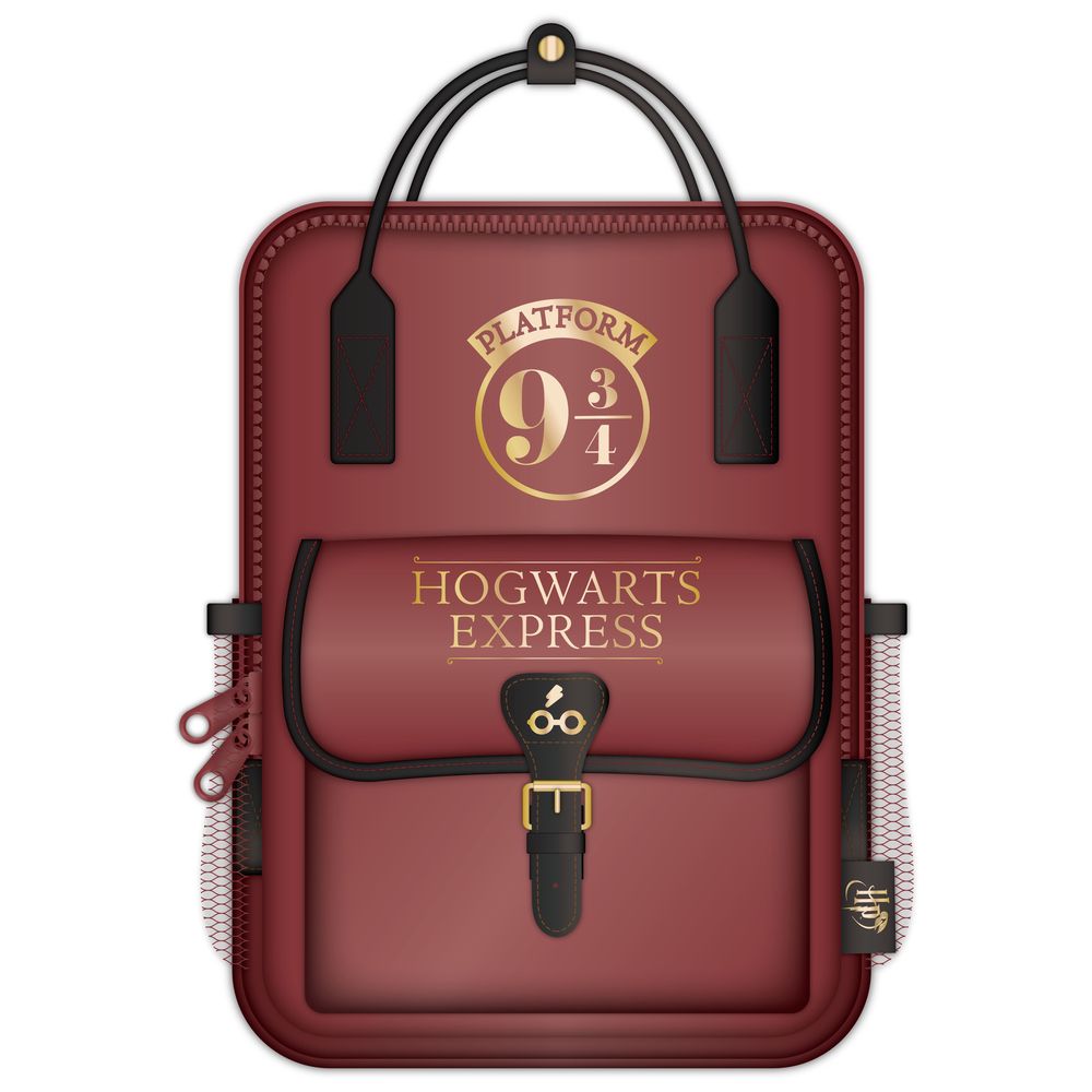 Blue Sky Studios Harry Potter Premium 9 3/4 Backpack Burgundy