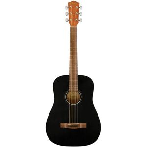 Fender FA-15 3/4 Scale Steel Walnut Acoustic Guitar - Black