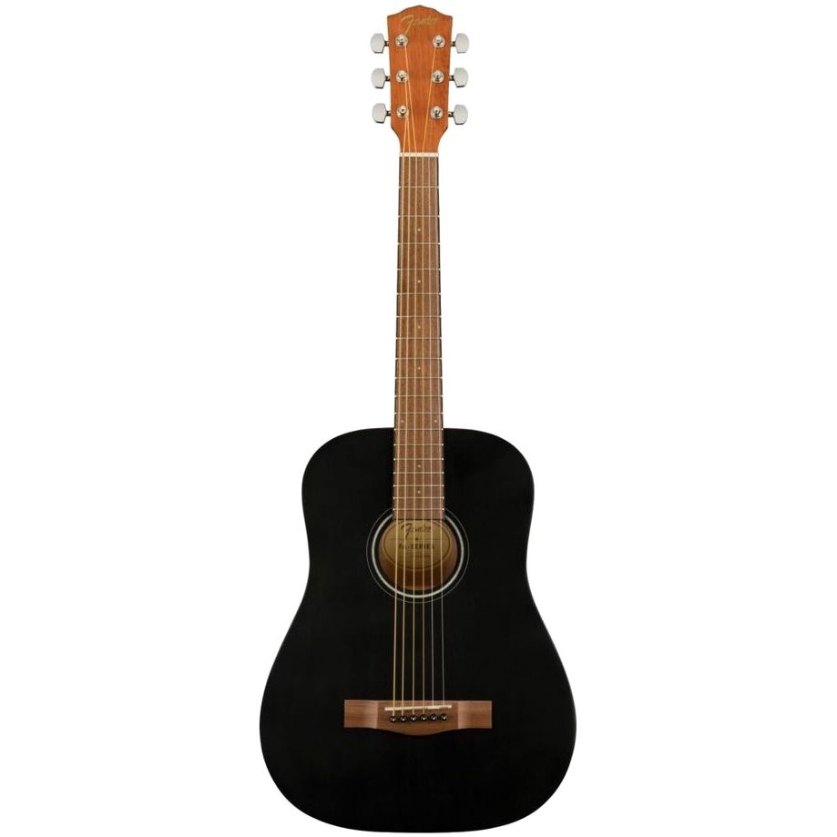 Fender FA-15 3/4 Scale Steel Walnut Acoustic Guitar - Black