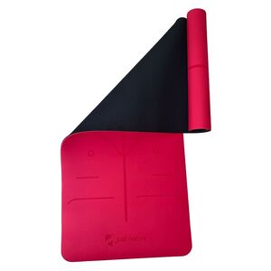 Just Nature Double Layer Yoga Mat - Red/Black