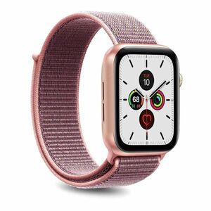 Puro Nylon Wristband for Apple Watch 38-40mm Rose (Compatible with Apple Watch 38/40/41mm)