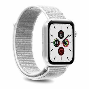 Puro Nylon Wristband for Apple Watch 38-40mm Ice White (Compatible with Apple Watch 38/40/41mm)