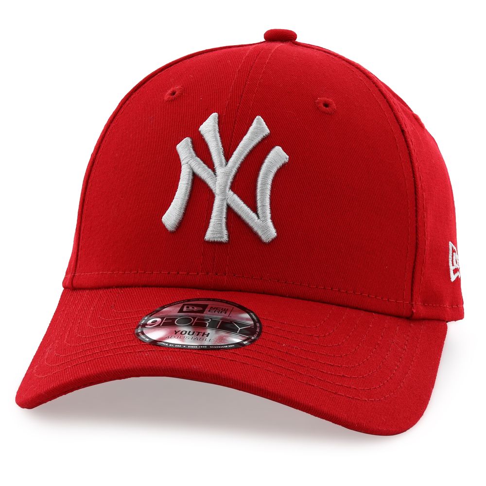 New Era Chyt League Essential New York Yankees Boys Cap Red (Youth)