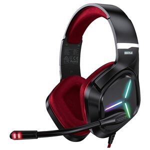 Vertux Blitz Wired Gaming Headset Red