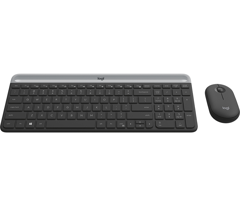 Logitech 920-010069 MK470 Slim Wireless Keyboard And Mouse Combo (US English)