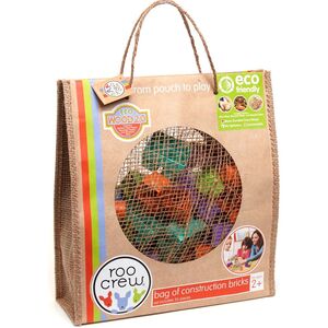 Roo Crew Eco Wood 2.0 Twine Bag Of Blocks (50 Pieces)