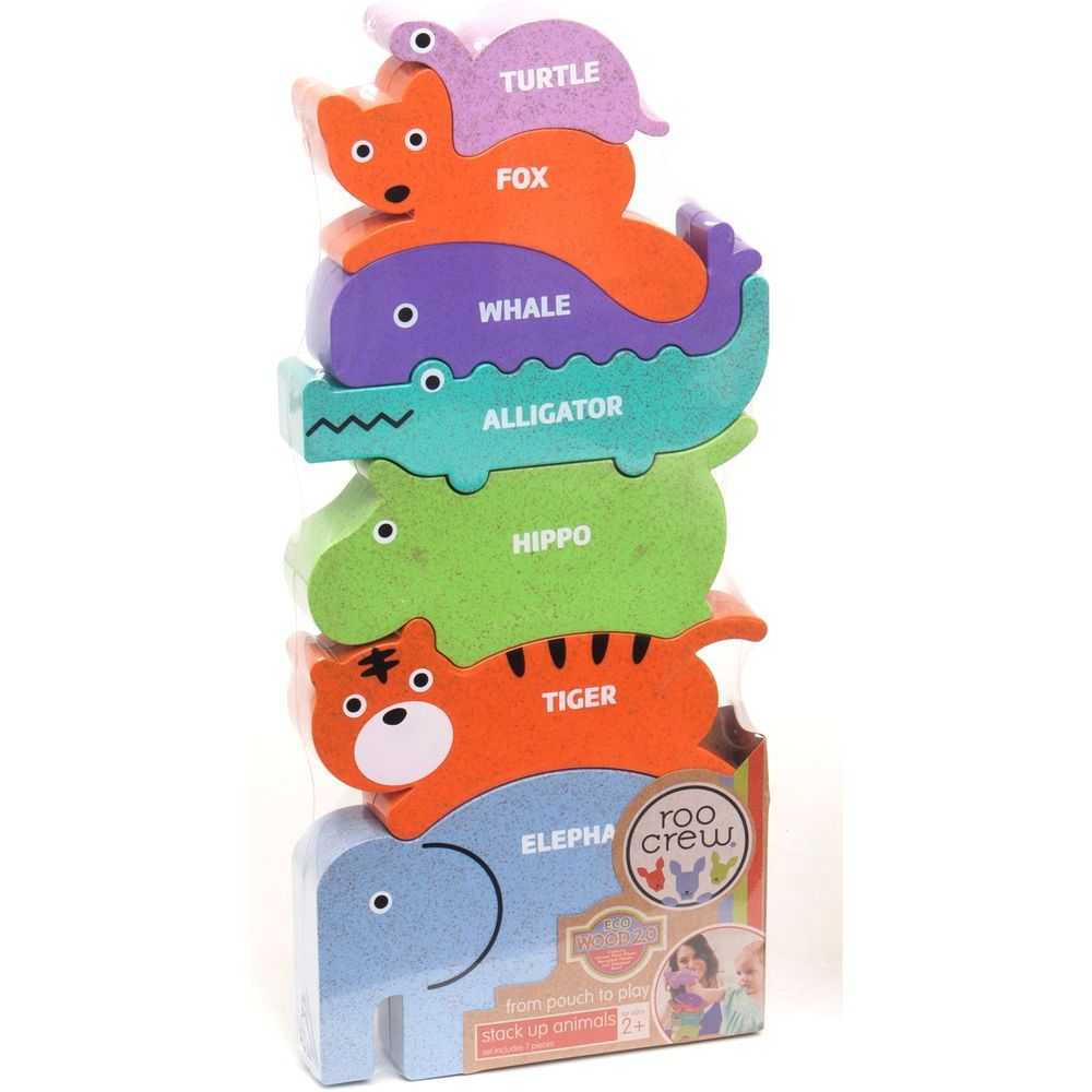 Roo Crew Eco Wood 2.0 Stack Up Animals (Assortment - Includes 1)