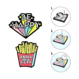 Legami Cutie - Metal Stickers - Be Happy Design 2 (Set of 2)