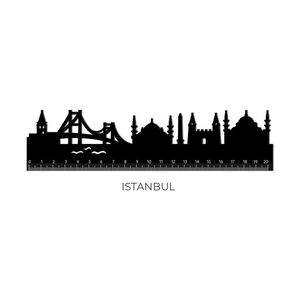 Legami Follow The Skyline Ruler - Istanbul