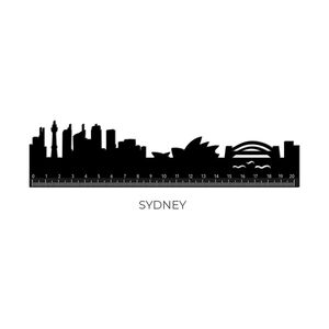 Legami Follow The Skyline Ruler - Sydney