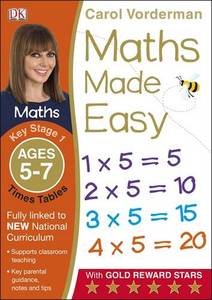 Maths Made Easy Times Tables Ages Ages 5-7 Key Stage 1 | Carol Vorderman