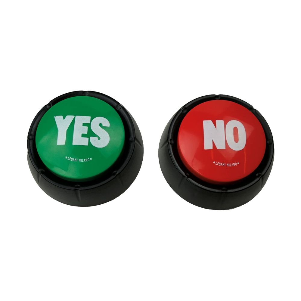Legami Yes & No - Sound Buttons (Set of 2)
