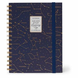 Legami Notebook With Spiral Bound Large - Stars