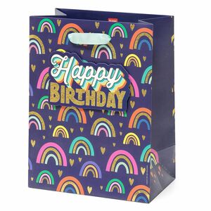 Legami Gift Bag - Medium - Happy Birthday Rainbow