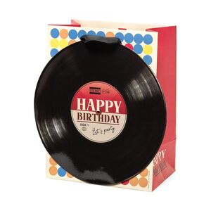 Legami Gift Bag - Medium - Happy Birthday Vinyl