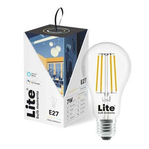Lite Bulb Moments E27 806 Lumen White Ambience Smart Lightbulb