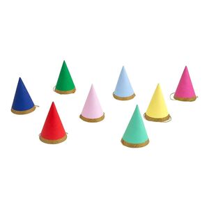 Meri Meri Multicolor Mini Party Hats Set Of 8 Pcs 133219/45-1689