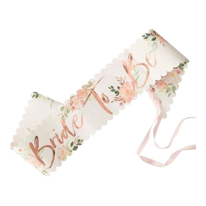 Ginger Ray Floral Hen Party Team Sashes Bride Fh-208