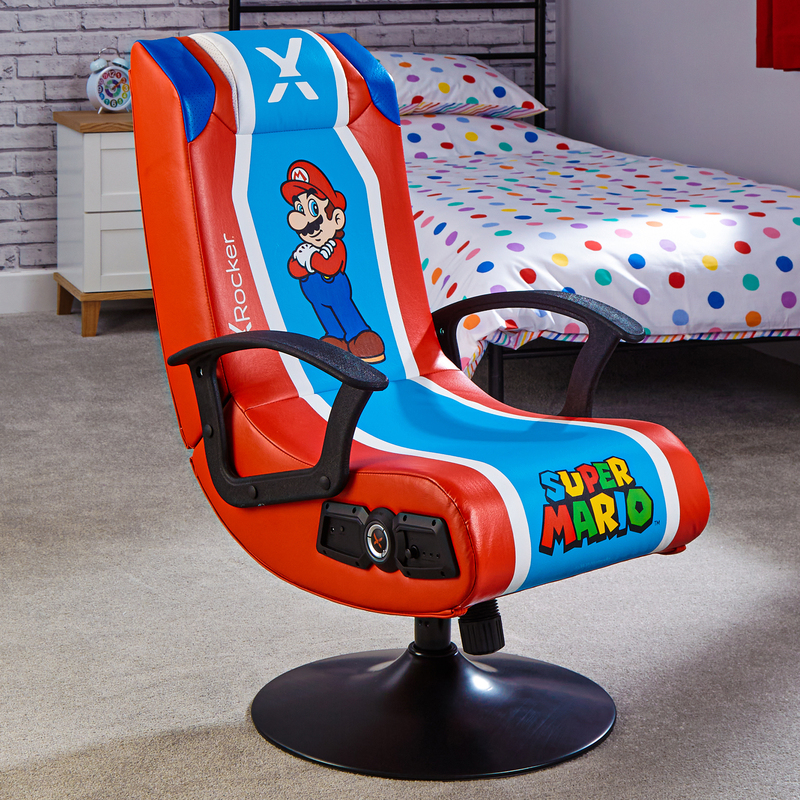 X-Rocker Nintendo Mario Pedestal Gaming Chair