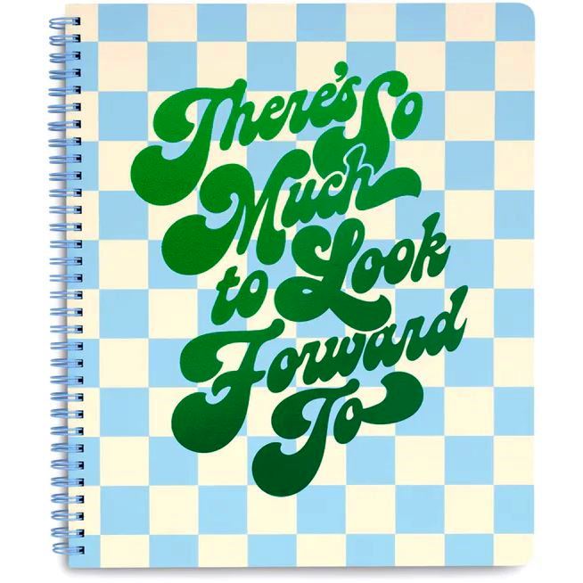 Ban.do Rough Draft Large Notebook There's So Much to Look Forward to Blue