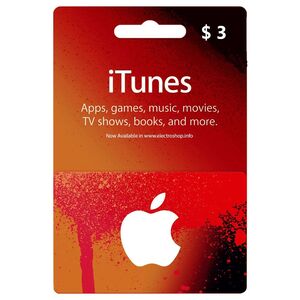Apple iTunes Gift Card (US) - USD 3 (Digital Code)