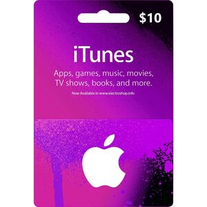 Apple iTunes Gift Card (US) - USD 10 (Digital Code)