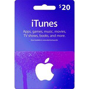 Apple iTunes Gift Card (US) - USD 20 (Digital Code)