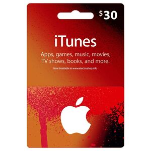 Apple iTunes Gift Card (US) - USD 30 (Digital Code)