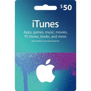 Apple iTunes Gift Card (US) - USD 50 (Digital Code)